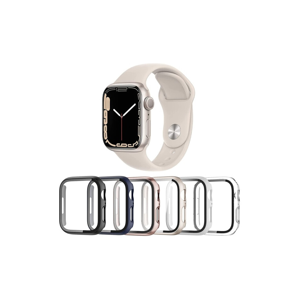6-Pack Case For Compatible With Apple Watchwith Apple Watch Series Se/6/5/4 40Mm Screen Protector 6-Pack 6 40Mm 9377112465456