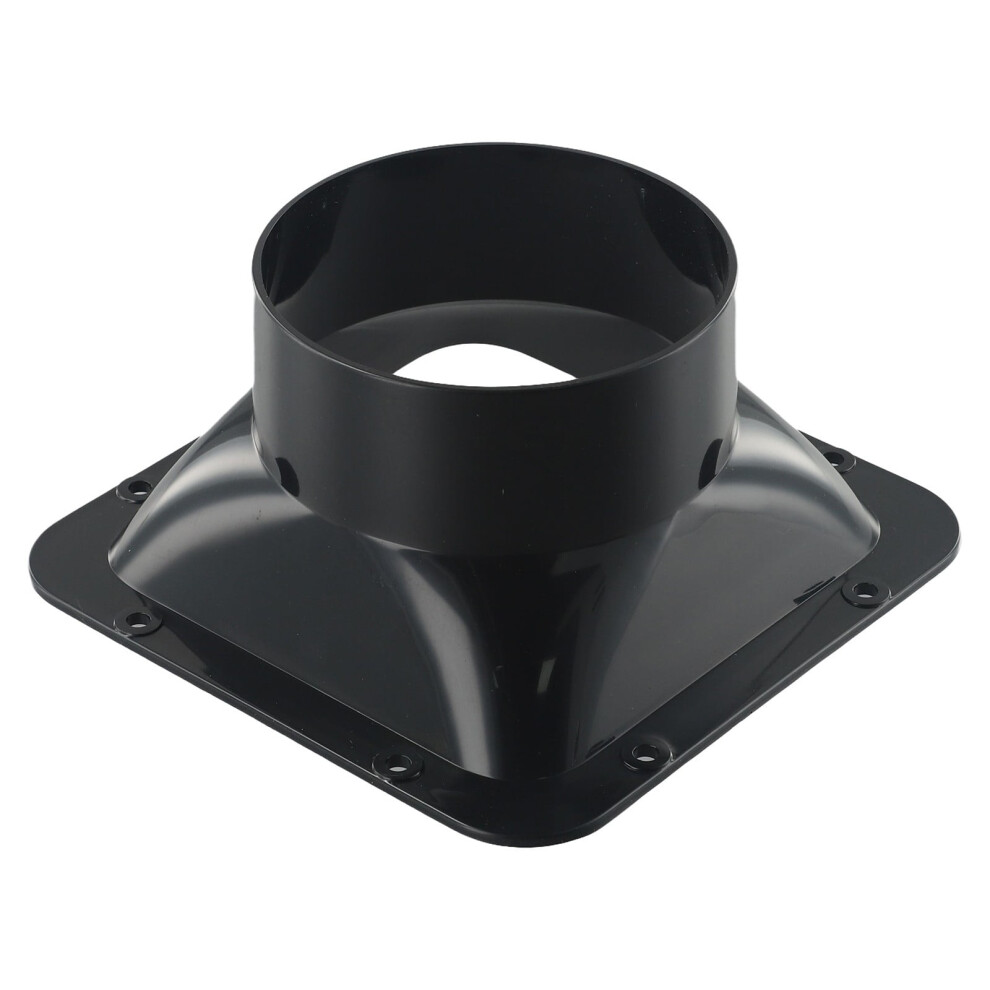 Abs Wall Flange Connector For Ventilation Pipe Air Ducting Connection 100Mm 9377112465913