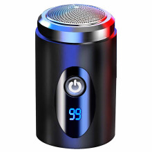 Yonrjhukm Mini Shaver Portable Car Charging Shaver Travel Washable Men's Shaver
