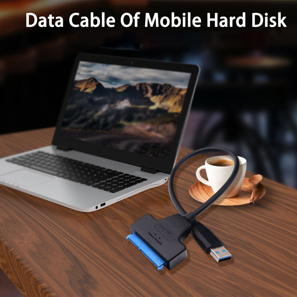Susuchens Hard Drive Cable Stable Transmission 5Gbps Usb3.0 To Sata 2.5/3.5 Inch Hard Disk Data Cable Computer Accessories 9377112469577