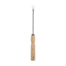 YANHAIGONG Garden Tools with Wood Handle - Stainless Steel Shovel, Rake & Trowel Set, Ideal Gardening Gifts for Women