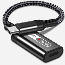 USB C to Lightning Audio Adapter Cable USB Type C Male to Lightning Female Headphones Converter Compatible with iPad