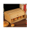 1 Pc Bamboo Bread Box, Roll Top Breadbox Bread Storage And Organizer For Kitchen Countertop 1