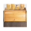 1 Pc Bamboo Bread Box, Roll Top Breadbox Bread Storage And Organizer For Kitchen Countertop 2