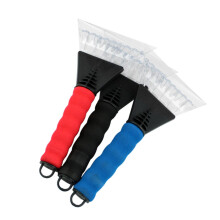 Car Snow Shovel and Ice Scraper Set, Lightweight Plastic, Ergonomic Comfort Grip for Windshield Cleaning