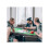 Foldable Poker Mat, 10-Player Table Top with Cup Holder, Carry Bag - Green 2