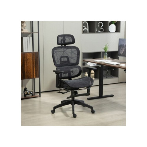 Multi-Adjustable Mesh Office Chair - Black 1