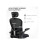 Multi-Adjustable Office Chair, with Lumbar Support, Headrest and Mesh Back - Black 5