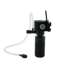 3 in 1 Aquarium Filter Pump with Easy Clean, Quiet Submersible Electric Design for Mini Fish Tanks