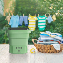 Folding Small Washing Machine Underwear Washing Machine Portable Can Dehydration Dormitory Students Travel Home
