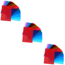 36 Pcs Color Films Light Filters Light Diffuser Film Colored Sheets For Lamp Photography Studio