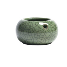 Ceramic Ashtray with Elegant Retro Design, Easy Clean, Indoor Outdoor for Home Bar Table