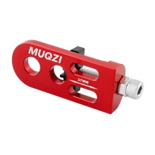 Mornei Bike Chain Tensioner Aluminum Chain Tension Adjuster Stabilizer for Most Red