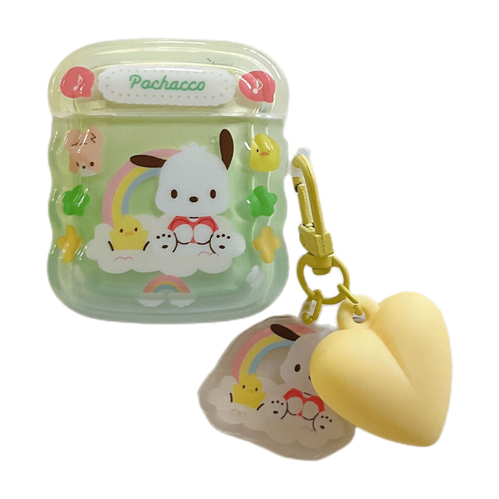 Sanrio Soft Earphone Case Compatible With Apple Airpods 3Rd, 2, 1, Pro 2 - Kitty, Melody, Kuromi, Pochacco Cover With Pendant 9377112470344