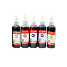 Ruhiku GW 5 Bottles Kit Muti-Color Dyes Permanent Paint for DIY Arts Clothes Fabric 520Ml