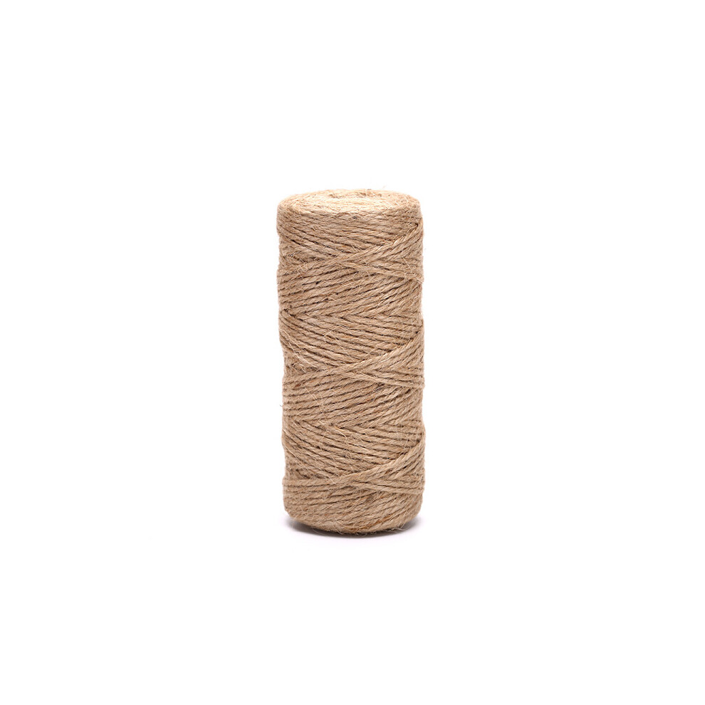 Natural Hemp Linen Twine Twisted Burlap Jute Yarn Rope String D 80M 9027700467040