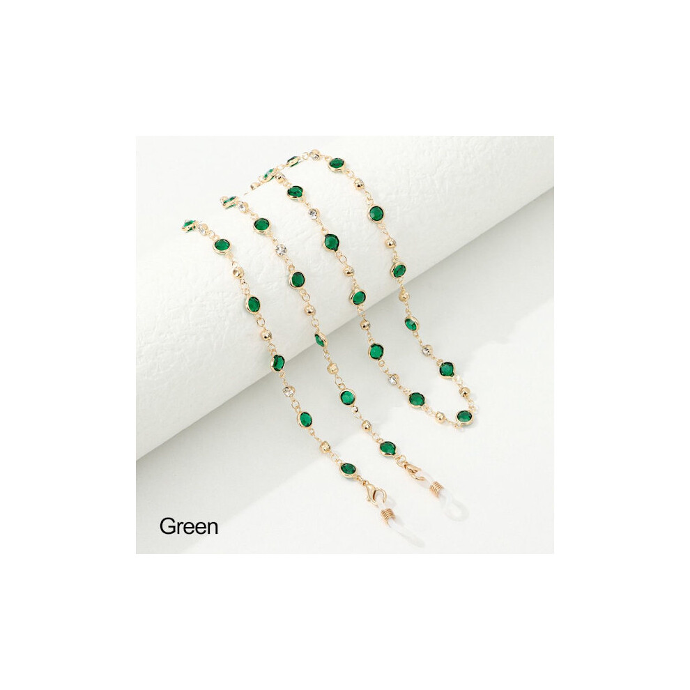 Mordely Glasses Chain Glasses Cord GREEN green