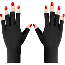 UV protection gloves for UV light/UV lamp 1 pair Black