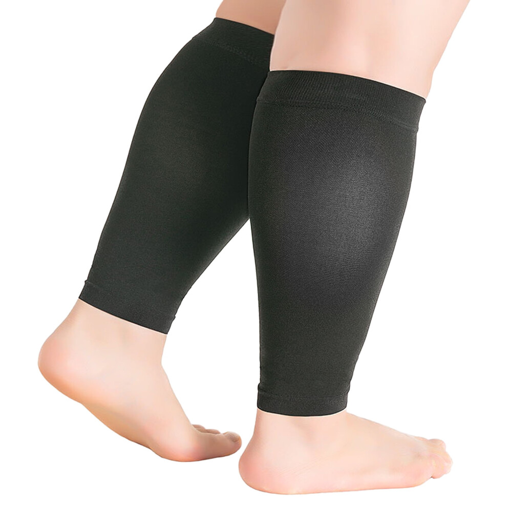 4XL Plus Size Calf Compression Sleeve for Women Men, compatible with ChYoung, Extra Wide Leg Support for Shin Splints, Pain Relief, Swelling, Travel,
