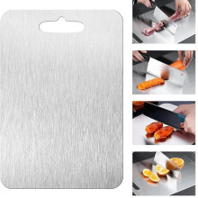 Titanium Cutting Board 14 x 10 Ultra Hygienic Corrosion Proof Knife Friendly Easy to Clean