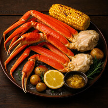 WildCaught Alaskan Snow Crab Legs 1012 oz Clusters Extra Large 20 lbs Box Restaurant Quality