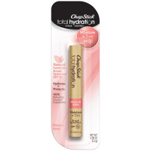 ChapStick Total Hydration Moisture + Tint SPF 15 Peachy Keen Lip Balm, 0.08 oz – Natural Sunscreen for Soft, Healthy-Looking Lips