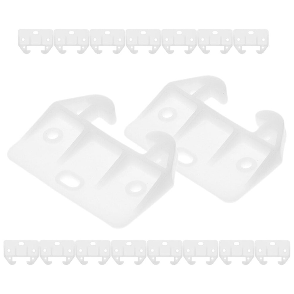 16Pcs Plastic Drawer Track Guides Track Rail Slides Replacement Furniture Parts Drawer Guide For Cabinet 9377112476469