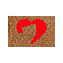 XIUH Home Textile Floor Mat Valentine's Day Living Room Bedroom Red Heart Rug Valentine's Day Home Decoration (RA)
