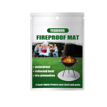 Promotion! 32 Inches BBQ Grill Mat Fireproof Pad Flame Retardant Fiberglass Fire Blanket for Wood Burner Outdoor Picnic Barbecue Heat Insulation