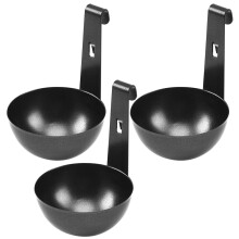 3 Pcs Stainless Steel Egg Cooker Eggs Steamer Pot Egg Poacher Egg Serving Cup Muffin Cups Egg Pan Boil Egg Cooker