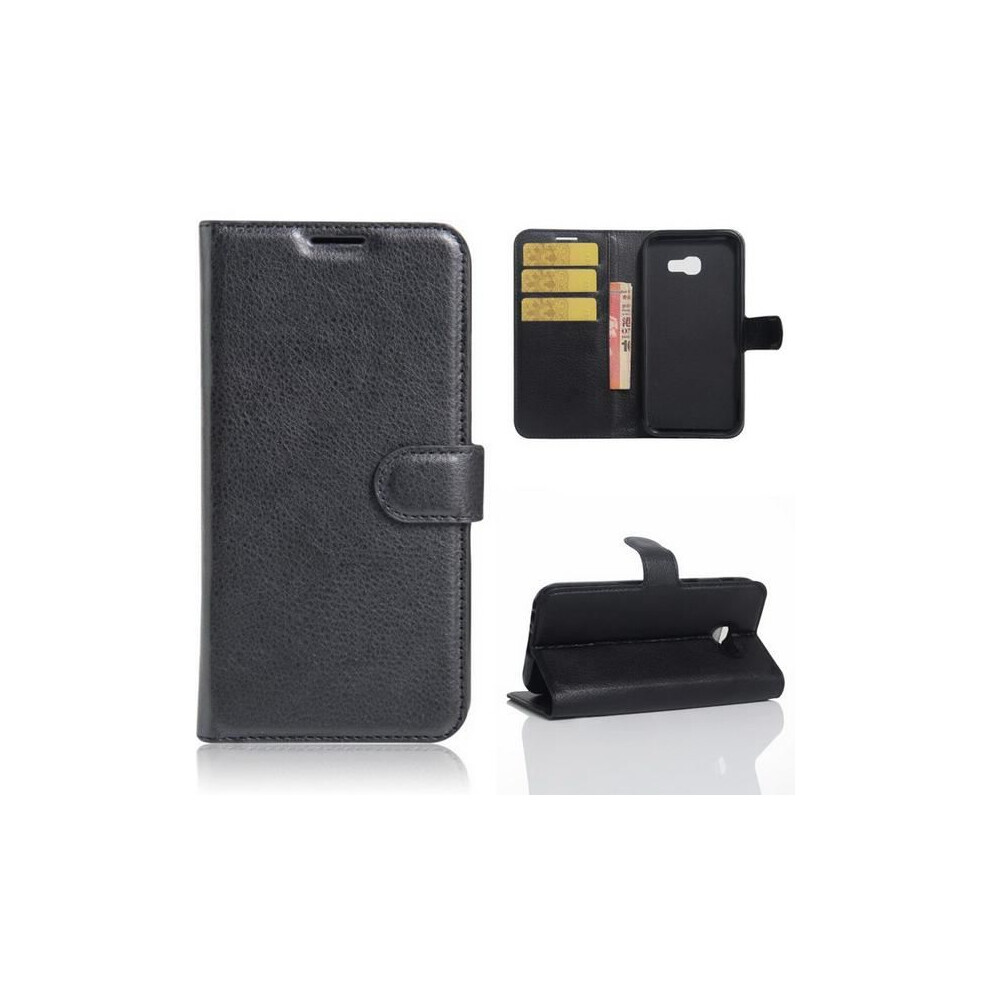Wallet Case Compatible With Samsung Galaxy A3 (2017) - Black 9027700469488