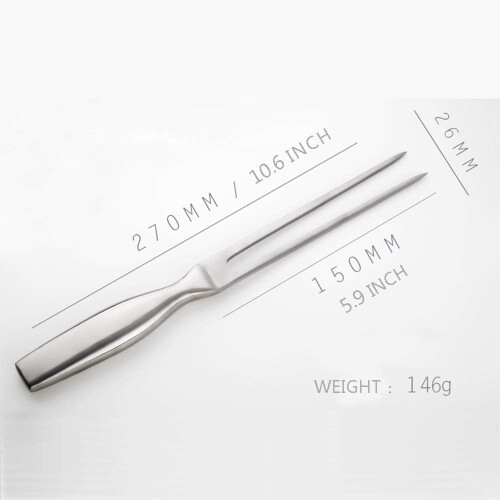 Stainless Steel Meat Fork Carving Fork 10.6 Inch 2