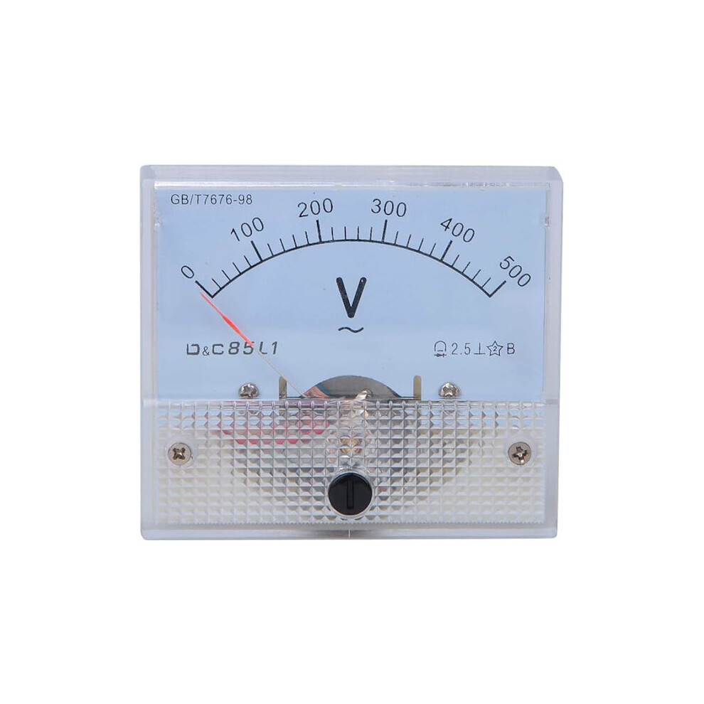 Analog Voltmeter Meter-Pointer Ac Voltmeter 0-500V Scale Range V 9027700473621