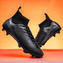 (7066C-hei, 42) New Arrival Men's Soccer Cleats, Futsal Football Training Shoes for Boys