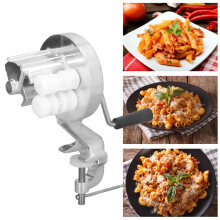 Pasta Maker Stainless Steel Cavatelli Manual Noodle Maker Easy Hand Crank for Authentic Pasta