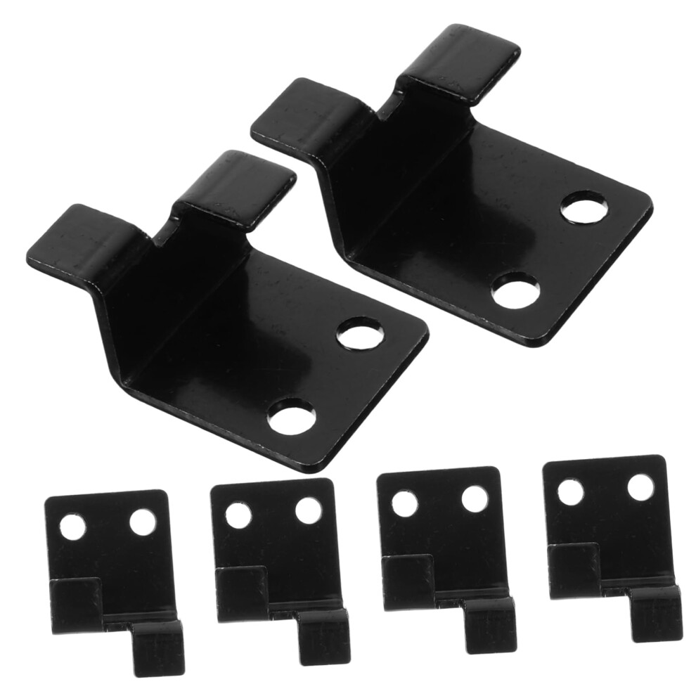 6Pcs Heavy Duty Wall Mount Mirror Brackets For Concrete Walls And Tile Secure Display Hooks 9070919722738