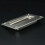 Brushed Nickel Sliding Door Flush Pull Handle, 5x3¼ Inch Rectangular Concealed Recessed Design 5