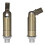 Sloped Ceiling Light Adapter with MultiAngle Swivel Joint, Bronze Pendant Mount, 2pcs 1