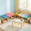 6 Coloured Plastic Storage Baskets Boxes Tubs Bins Crates Organiser Home Décor 4