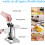 Professional Kitchen Knife Sharpener with SpringAction Tungsten Arms for Fast Sharpening All Blades 4