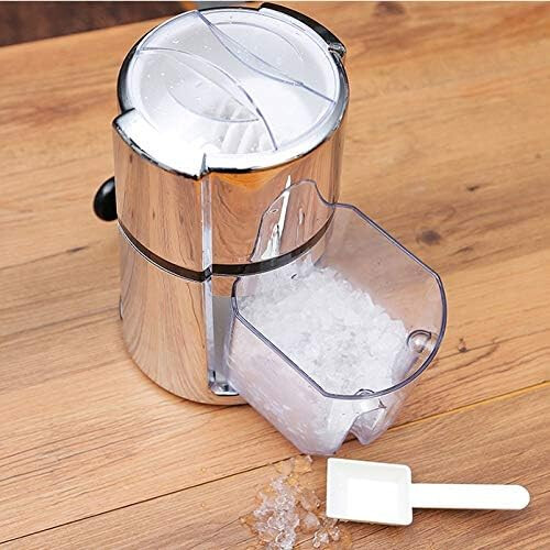 Manual Ice Crusher Quick Crushing for Smoothies and Cold Drinks Silvery Handheld ABS 2