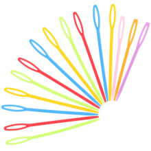 40pcs Large Eye Plastic Sewing Needles Weaving Tools for Kids Craft and Needle Projects 7cm and 9cm (Mixed Color)