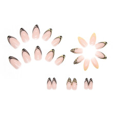 Clear Ballerina Nail Tips, Short Length Coffin Shape, Soft Gel Full Cover C Curve - Variety for Nails, Compatible with Acrylic
