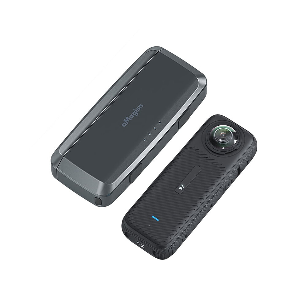 Camera Battery Fast Charger Hub For Insta360 X4, 2-Channel Quick Battery Charging Storage Station With Type C Cable Action Camera Accessory 9377112484020