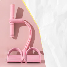 Uclet Fitness & Yoga Equipment Pedal Puller Students Practice Sit Up Auxiliary Tension Rope Home Female Yoga Fitness Waist Abdomen Trainer