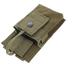 Bag for Walkie Storage Large Radio Cell Phone Kickstand Holder Duty Belt
