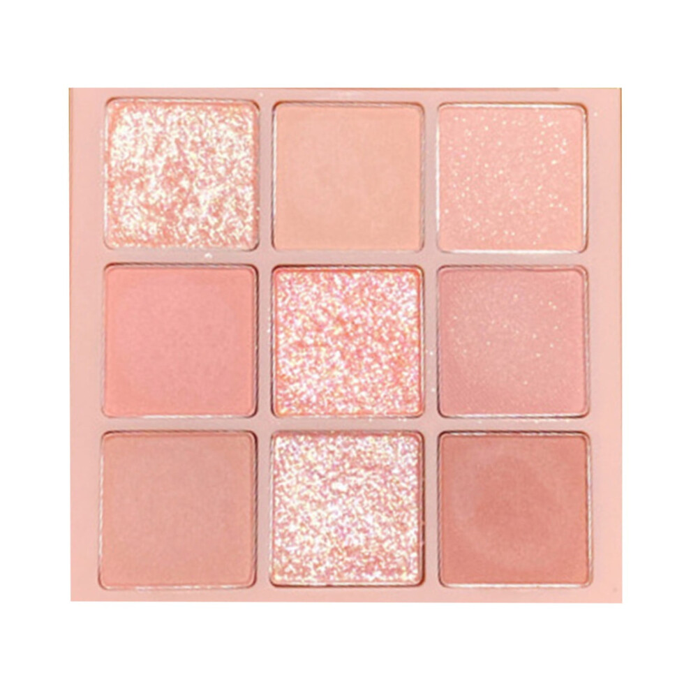 9 Colors Matte Eyeshadow Palette Highly Pigmented Long Lasting Matte Shimmer Eyeshadow Pallet for Girls