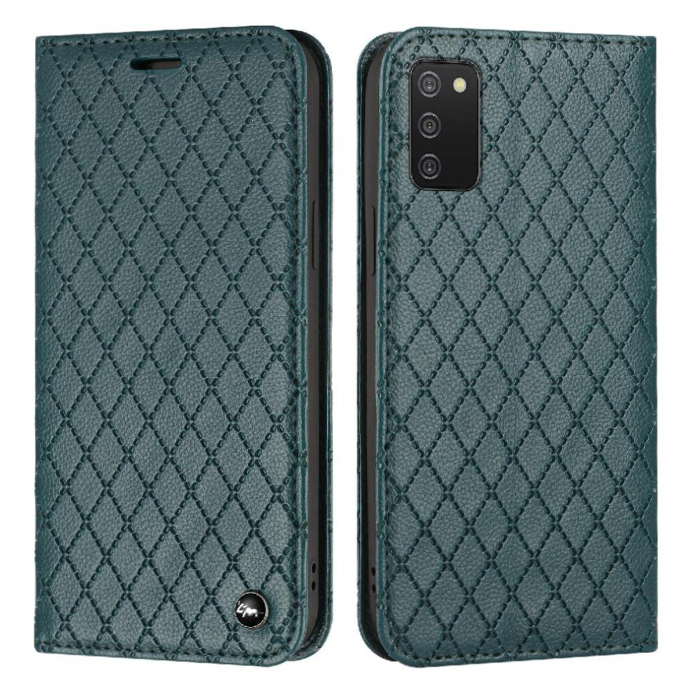 Case For Compatible With Samsung Galaxy A03s Wallet Business Magnetic Shell Flip Card Slots Holder 9027700476455