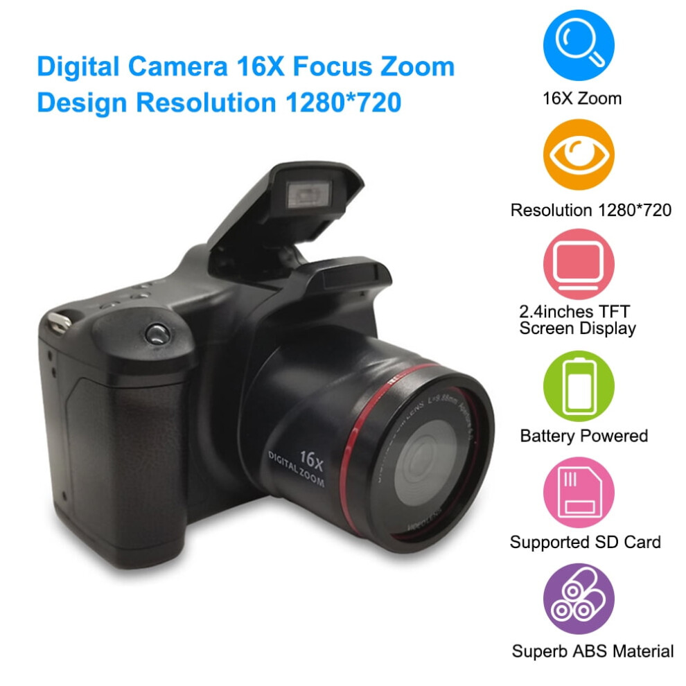 Digital 16X F-Ocus Zoom Design Resolution 1920*1080 Supported S D 4 * Aa Batter-Y Powered Operated For Photos Taking S-Tudio 9027700475854
