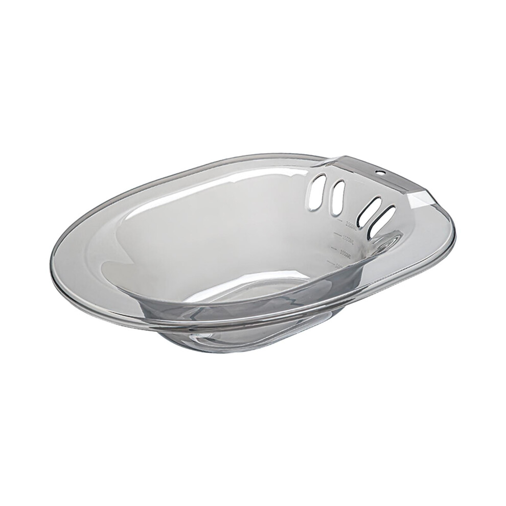 Folding Toilet Sitz Bath 2000Ml With Flusher Hip Basin Bidet With Tick Marks Squat Free Toilet Tub Steam Seat For Most Toilets Women Adults Grey 9027700478862